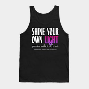 Shine Your Own Light_BLACK BG Tank Top